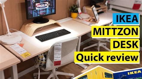 IKEA MITTZON Desk, quick review - YouTube