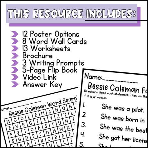 Bessie Coleman Biography Activities - Black History Month - Womens History Month | Made By Teachers