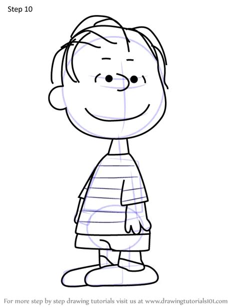 Learn How to Draw Linus from Peanuts (Peanuts) Step by Step : Drawing ...