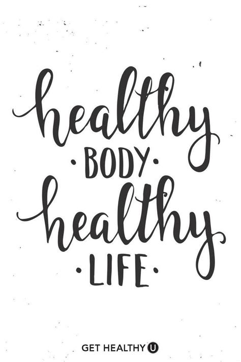 Healthy Body, Healthy Life Quotes | Health Quotes