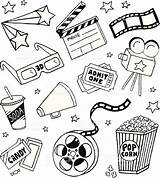 Film Reel Coloring Pages sketch template