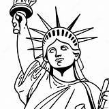 Statue Of Liberty Coloring Page 25393 20538 sketch template