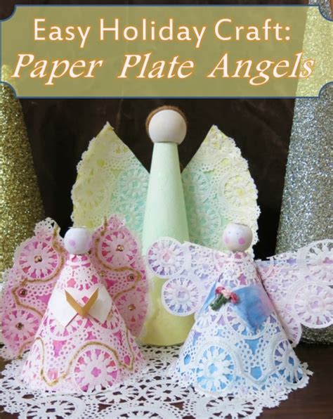 Easy Christmas Craft: How to Make a Paper Plate Angel | FeltMagnet