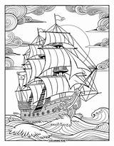 70  Boat Coloring Pages For Kids & Adults Free Printable PDFs sketch template