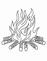 Fire Coloring Pages Free Printable PDF sketch template