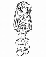 Bratz 13 Coloring Page  Free Printable Pages For Kids sketch template