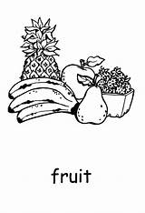 Full of Vitamins Fruit Coloring Page  NetArt sketch template