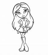Free Printable Bratz Coloring Pages For Kids sketch template
