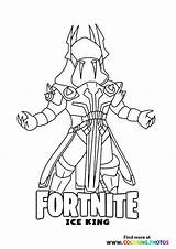 Fortnite Ice King  Coloring Pages For Kids sketch template