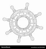 Ship Wheel Coloring Pages sketch template