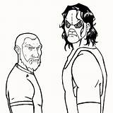 Coloring Pages Of Kane Wwe sketch template