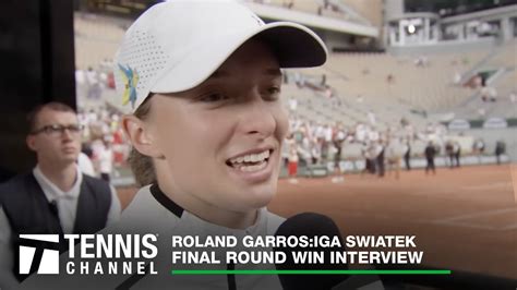 Iga Swiatek Interview French Open