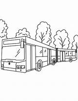Bus With Trees coloring page  Download Print Or Color Online For Free sketch template