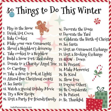 30 Ways to Have Fun this Winter with the Family – Winter Bucket List ...