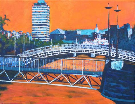 Bicyclistic » Blog Archive » Painting: Liffey Bridges