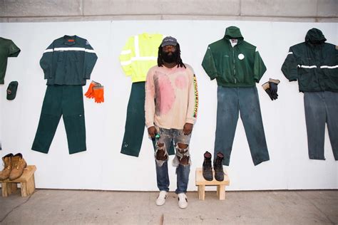 HERON PRESTON'S 'UNIFORM', A COLLABORATION WITH THE DEPARTMENT OF SANITATION, DEBUTS AT NEW YORK ...