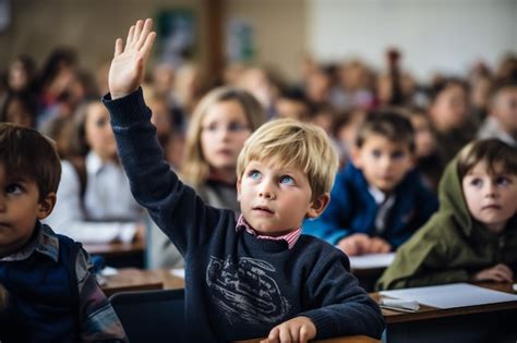 Premium Photo | School children in a classroom