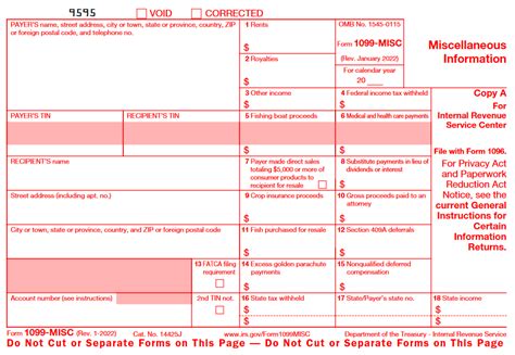 How to Complete a 1099 - NPRCLA