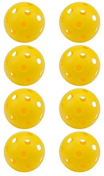 Yellow Indoor 26 Hole Pickleball Balls – Redwoods Pickleball