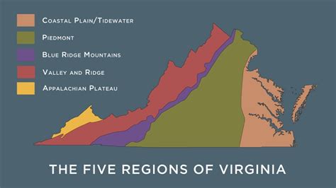 What Are the Five Physical Regions of Virginia’s Geography? – Virginia ...