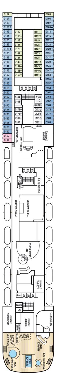 Aurora Deck plan & cabin plan