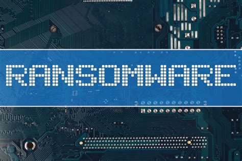 Ransomware text over electronic circuit board background - Creative ...