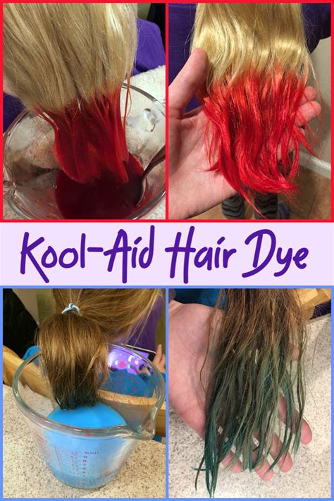 Hair Dyeing With Kool-Aid - A Nation of Moms