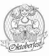 Oktoberfest 1 sketch template