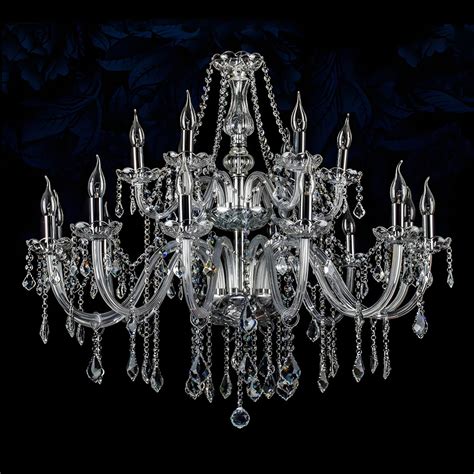 Clear Beveled K9 Crystal Chandelier Light European Style Candlestick ...