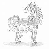 Horse coloring Stock Photos Royalty Free Images  sketch template