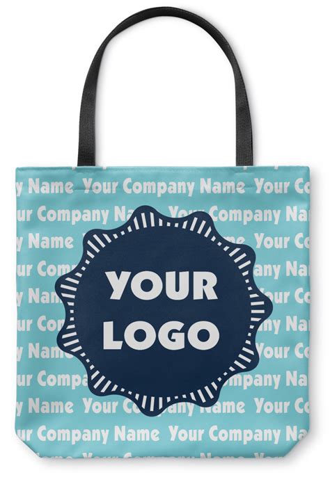 Custom Logo & Company Name Canvas Tote Bag | YouCustomizeIt