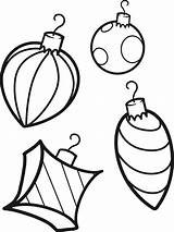 Christmas Ornament Coloring Pages  Best For Kids sketch template