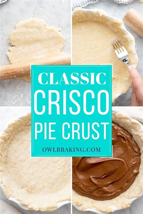 Classic and Flaky Crisco Pie Crust | Recipe | Homemade pie crust recipe, Pie crust recipe easy ...