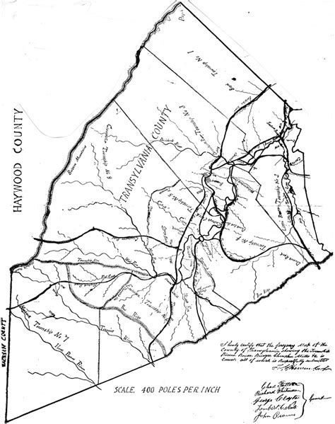 The Rowell Bosse North Carolina Room: Early Maps Depict Brevard ...