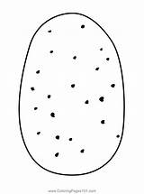 Potato Coloring Page For Kids  Free Potatoes Printable Pages sketch template