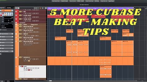 CUBASE PRO TUTORIAL| 5 MORE BEAT MAKING TIPS - YouTube