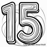 Number 15 Coloring Pages  Free & Printable sketch template