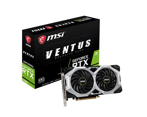 MSI GAMING GeForce RTX 2060 6GB GDRR6 192-bit HDMI/DP Ray Tracing ...