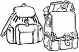 Leather Bag Coloring Page  bag Bags sketch template