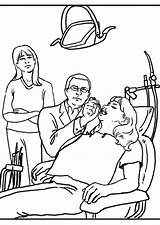 Dentist Coloring Page  Coloring Home sketch template