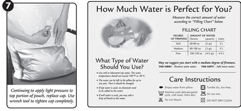 Water Pillow Filling Instructions | The Water Pillow by Mediflow