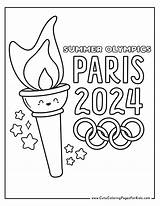 2024 Summer Olympics Coloring Pages 6 Free Printable PDFs  Cute sketch template