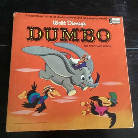 WALT DISNEYS DUMBO LP VINYL RECORD and BOOKLET ST 3904 Vintage 1965 $15.00 - PicClick