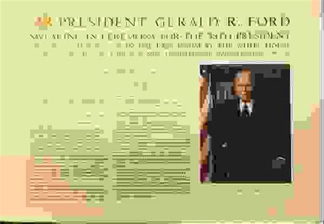 President Gerald R. Ford Swearing In Ceremony