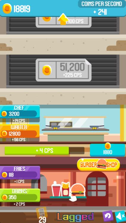 Burger Shop tycoon - clicker idle Windows, iOS, Android game - IndieDB