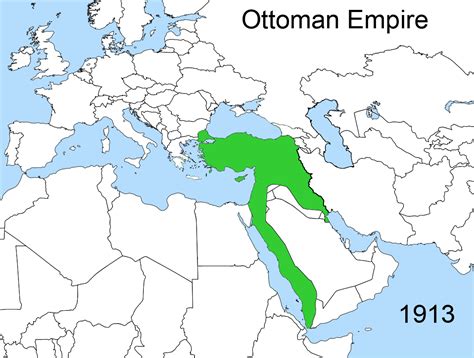 Ottoman Empire Ww1 Map