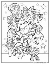 Unleash Your Inner Artist With Superhero Coloring Pages sketch template