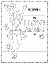 Jazz Dancing Coloring Pages sketch template