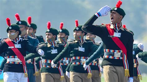 NCC Cadets Perform During Prime Minister's NCC Rally In Delhi