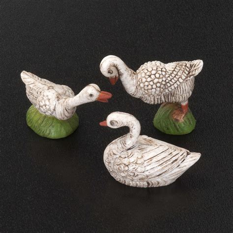 Nativity scene figurines, ducks, 6 pieces | online sales on HOLYART.co.uk